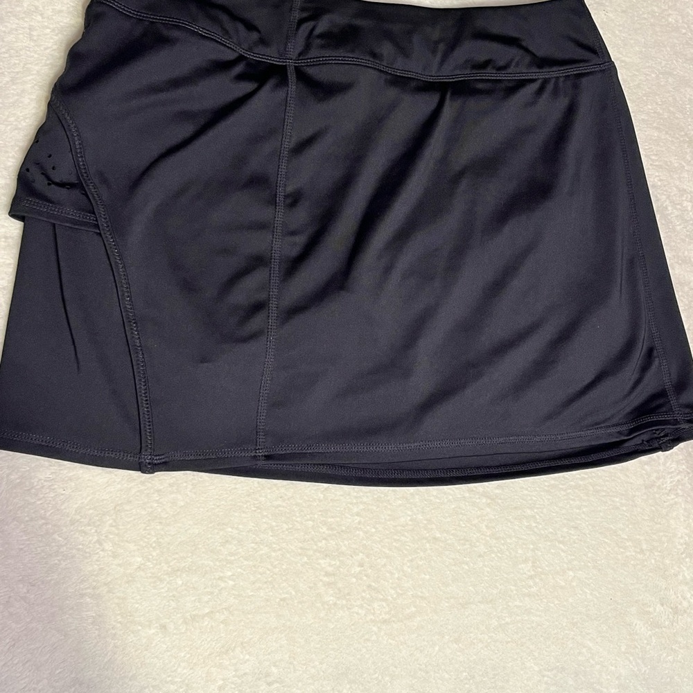 Tangerine Black Performance Skort